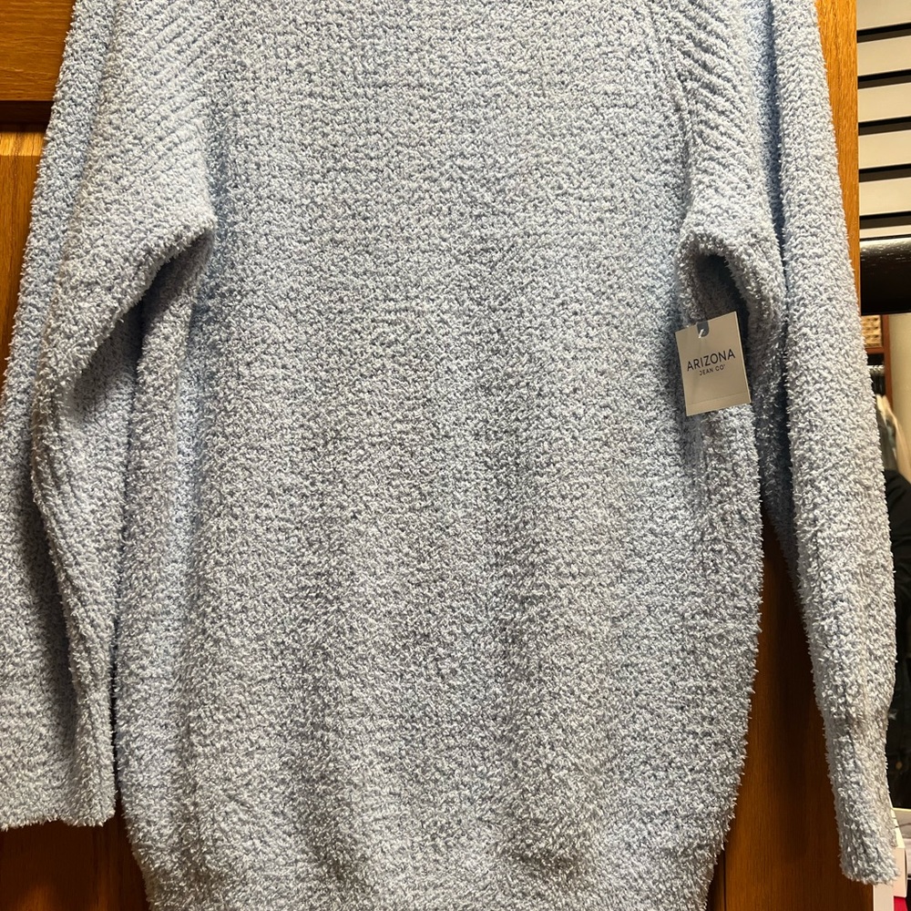 Light blue sweater dress size medium extra soft